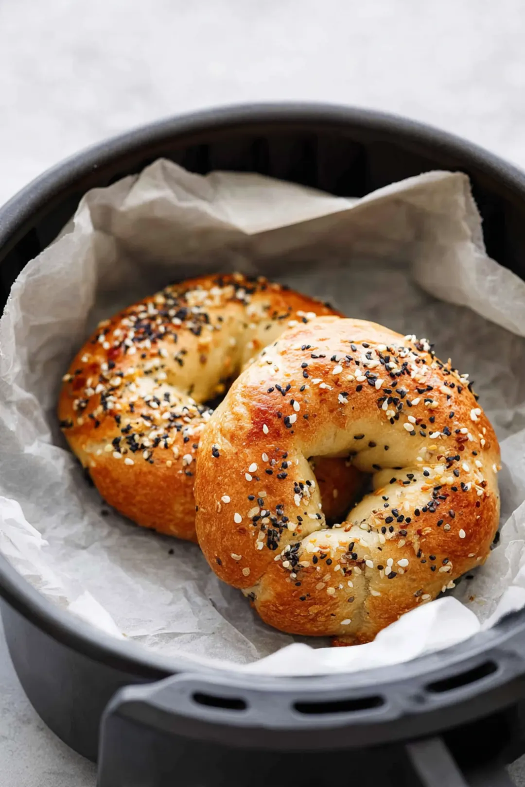 2 ingredient greek yogurt bagels air fryer