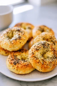 Air fry bagel chips until crispy