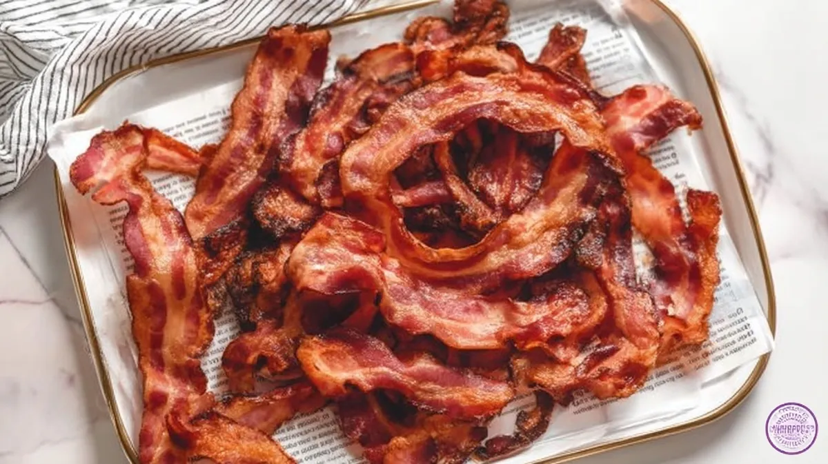 Air fryer bacon (mess-free)
