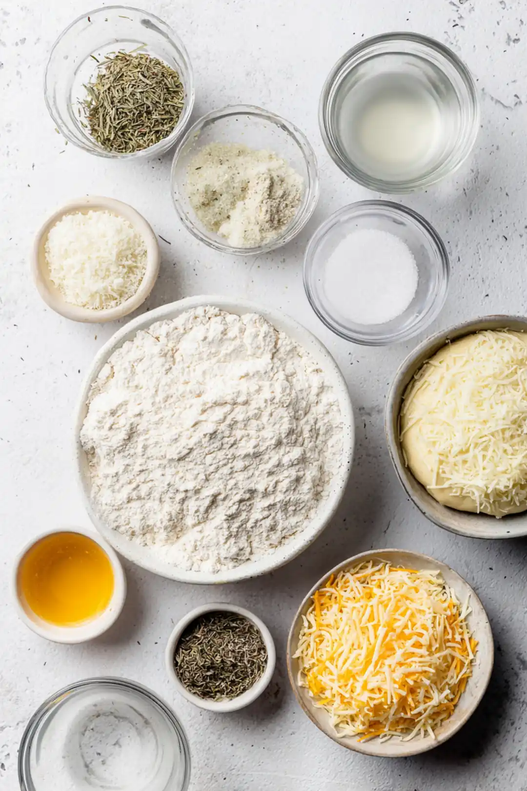 Air fryer bagel bites from scratch - ingredients