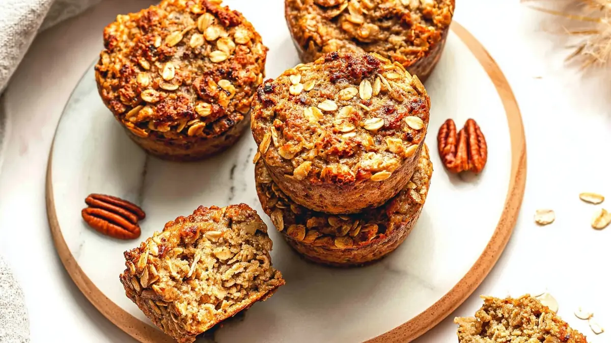 Air fryer baked oatmeal cups