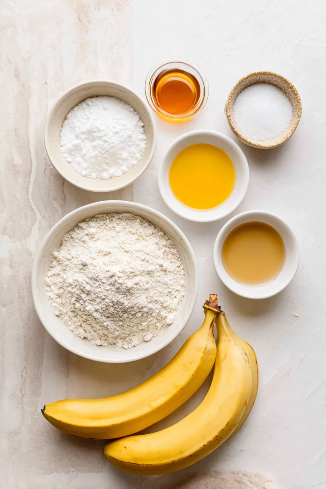 Air fryer banana donut holes - ingredients