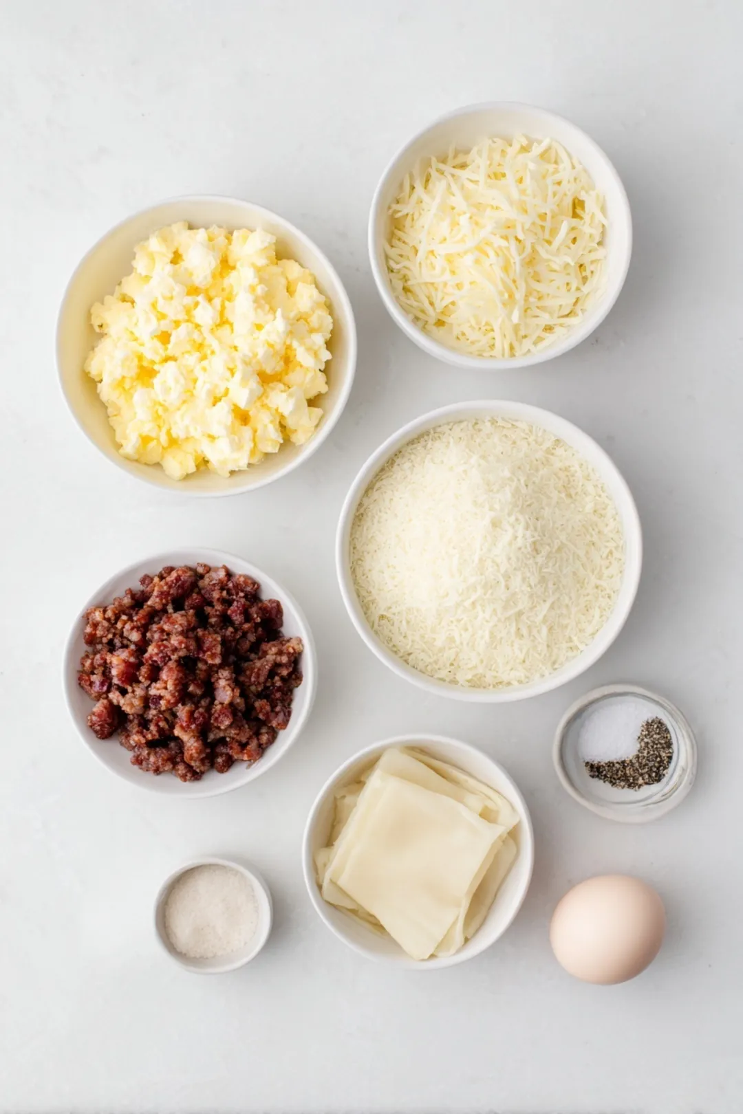 Air fryer breakfast eggrolls - ingredients