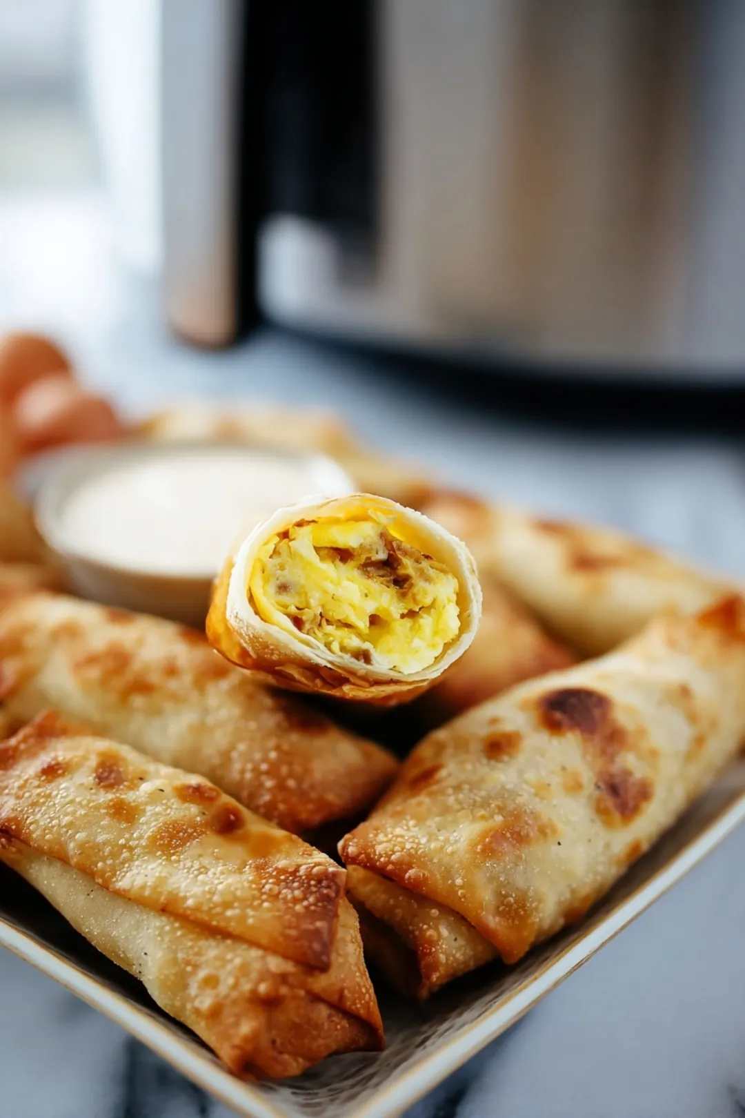 Air fryer breakfast eggrolls
