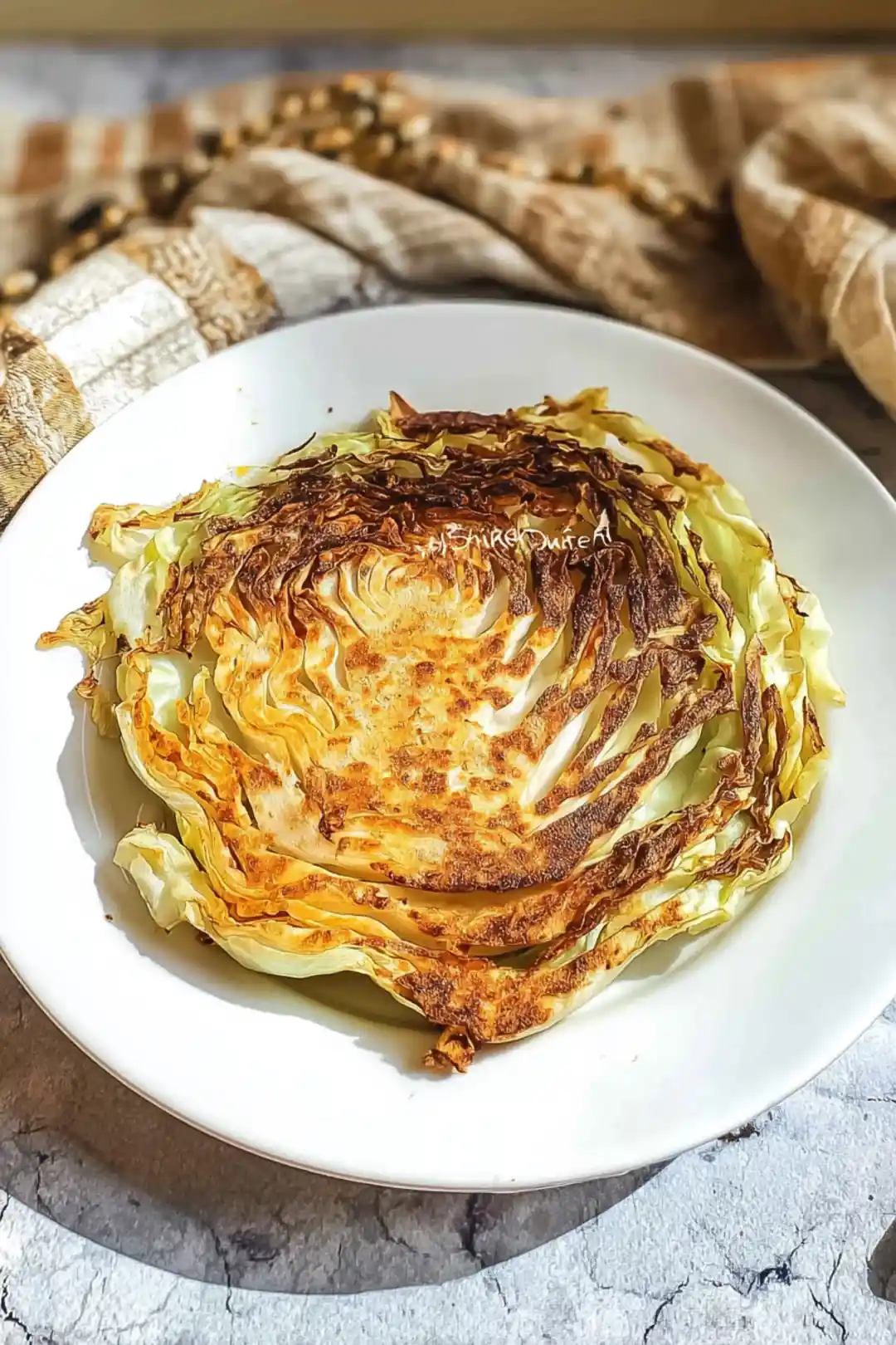 Air fryer cabbage steaks