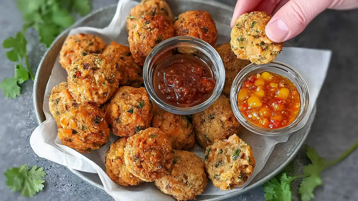 air fryer canned salmon croquettes