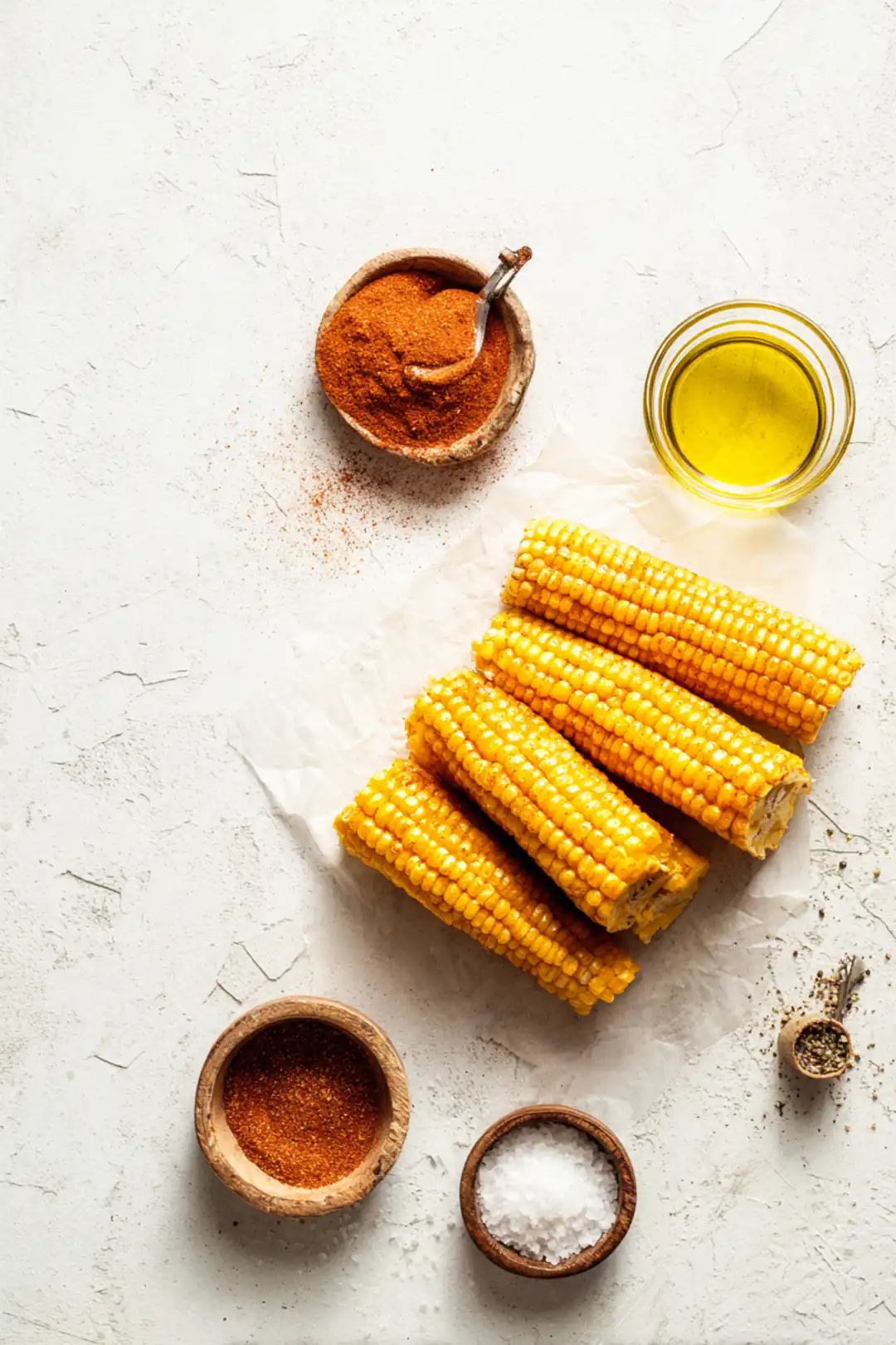 Air fryer corn ribs - ingredients
