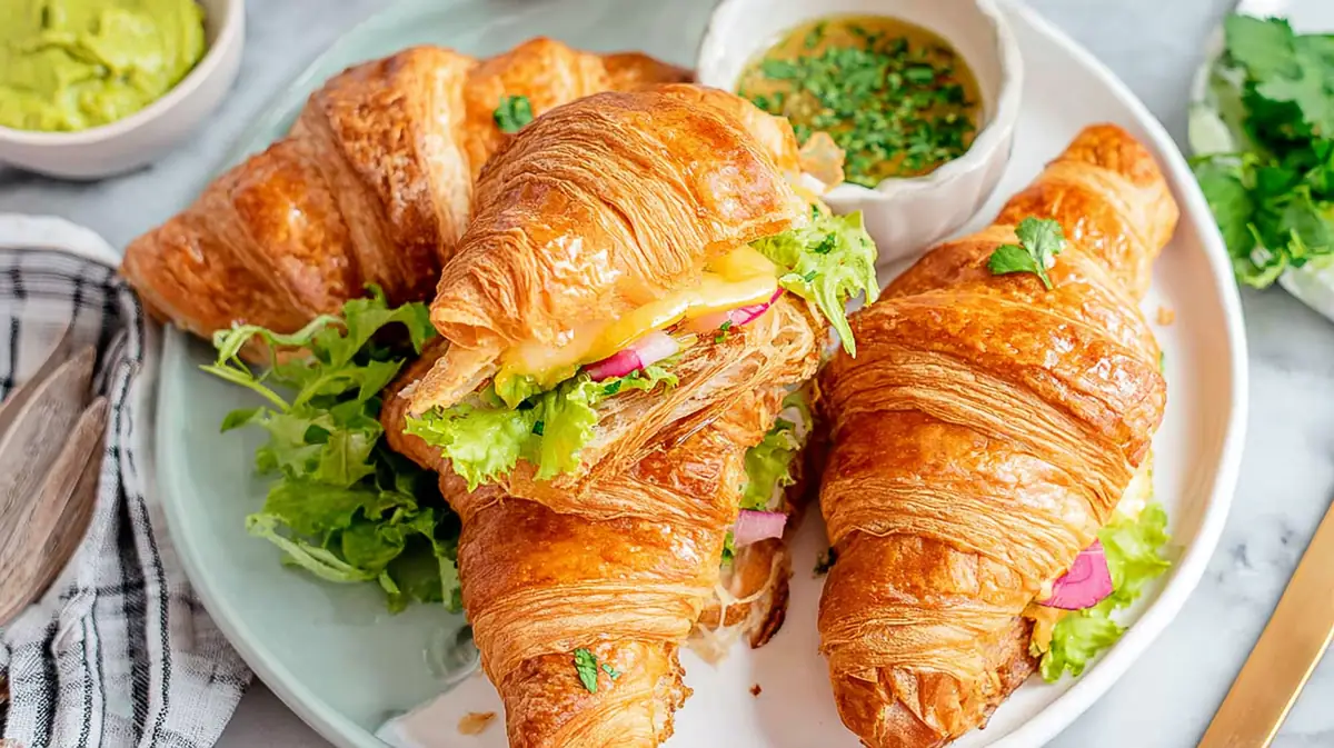 Air Fryer Croissant Toastie