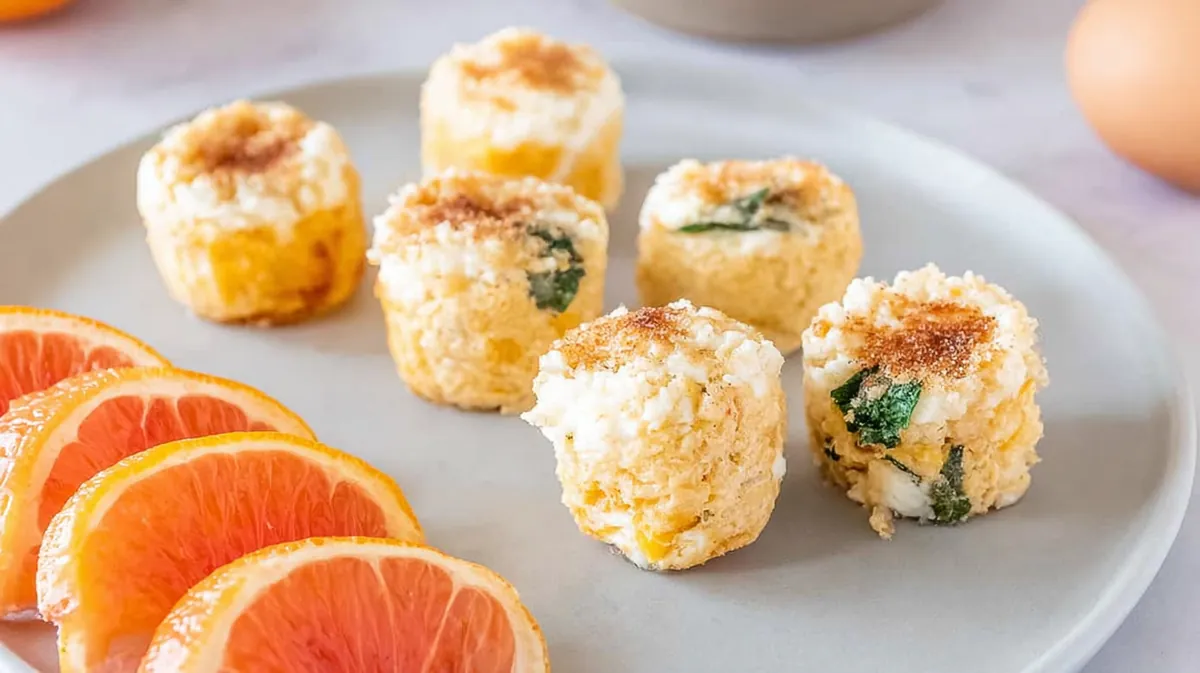 Air fryer egg white bites
