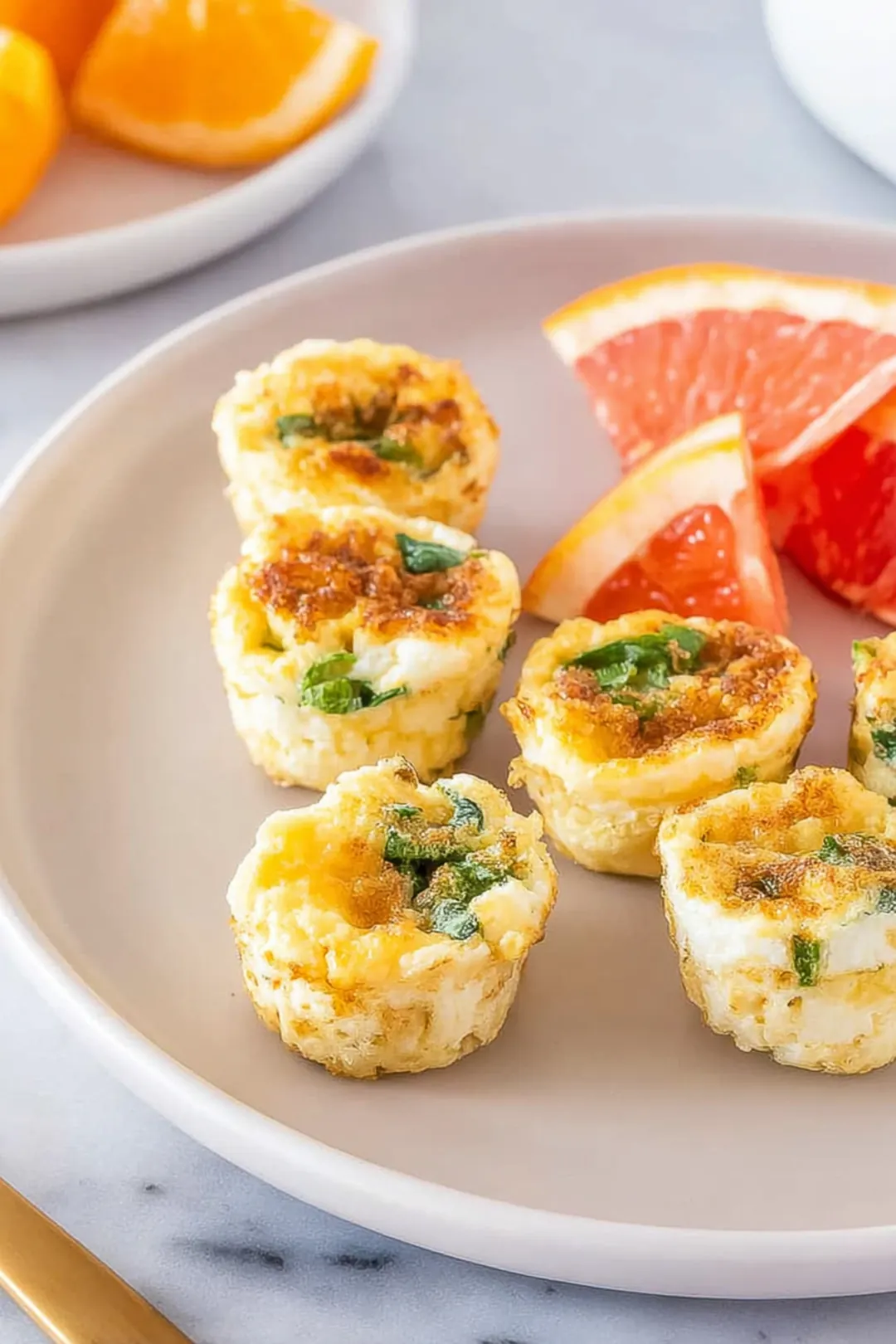 Air fryer egg white bites