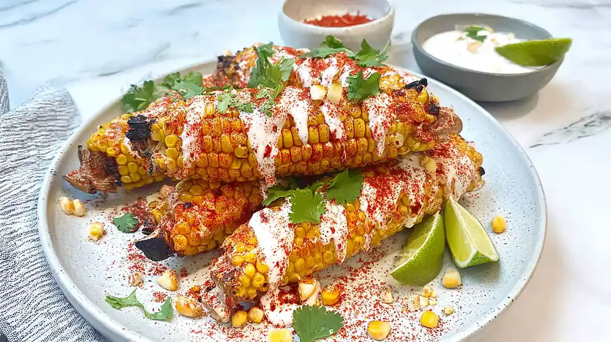Air Fryer Elote Ribs