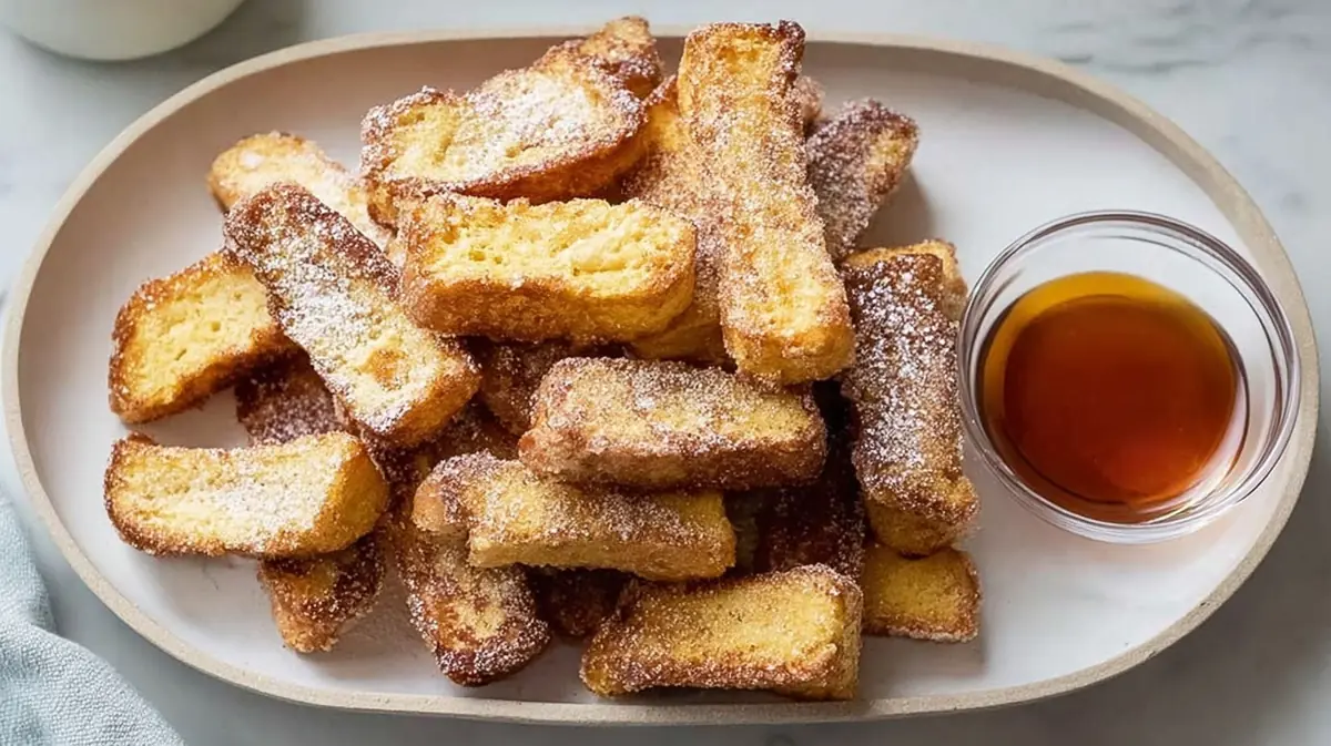 Air fryer French toast sticks
