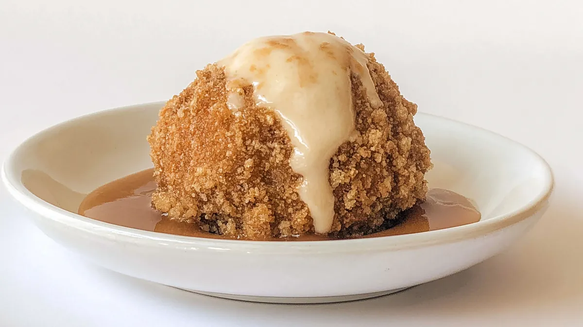 Air fryer fried ice cream