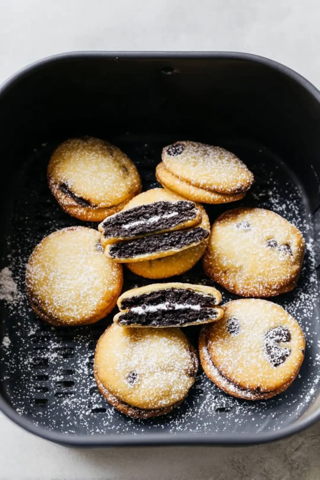 Air fryer fried Oreos hack