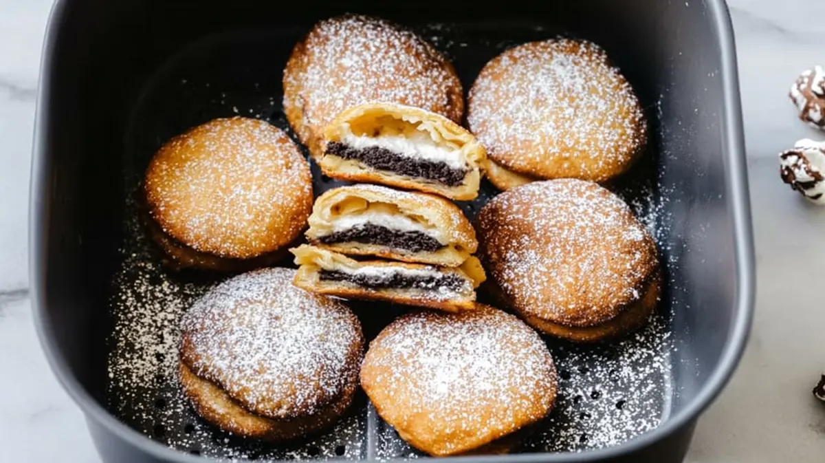 Air fryer fried Oreos hack
