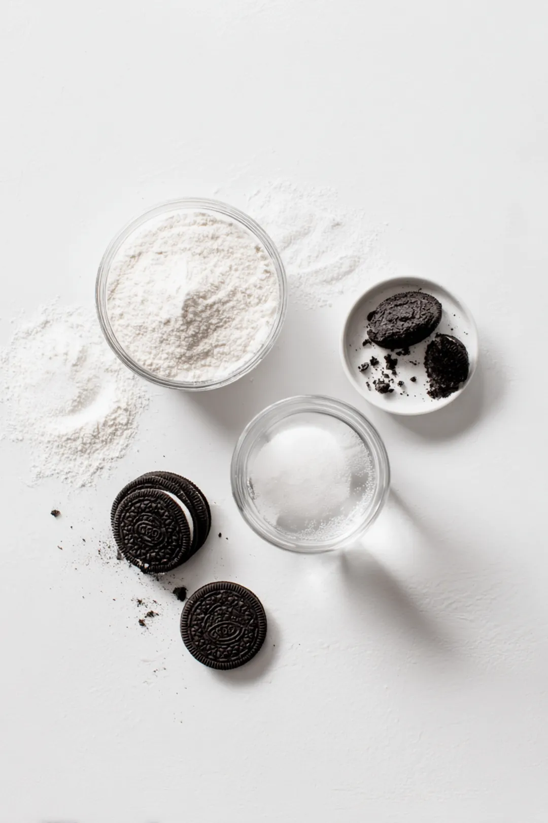 Air fryer fried Oreos hack - ingredients