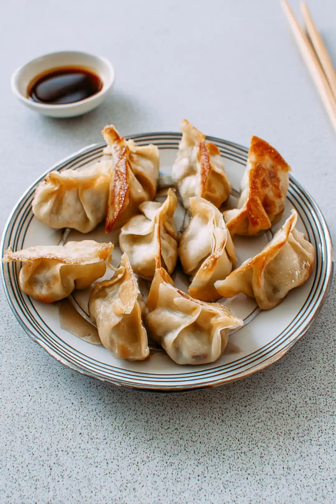Air fryer frozen dumpling bake