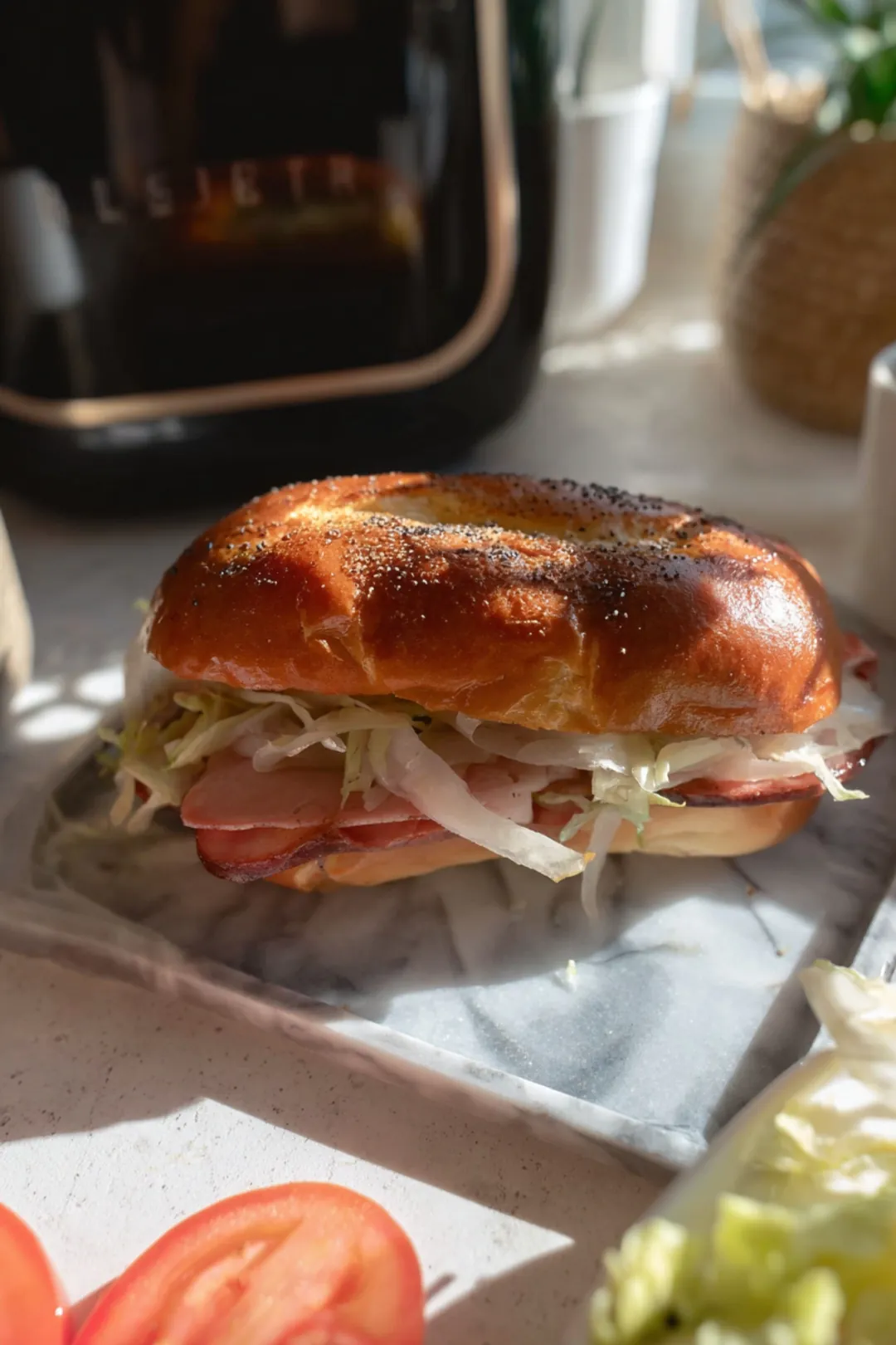 Air Fryer Grinder Sandwich