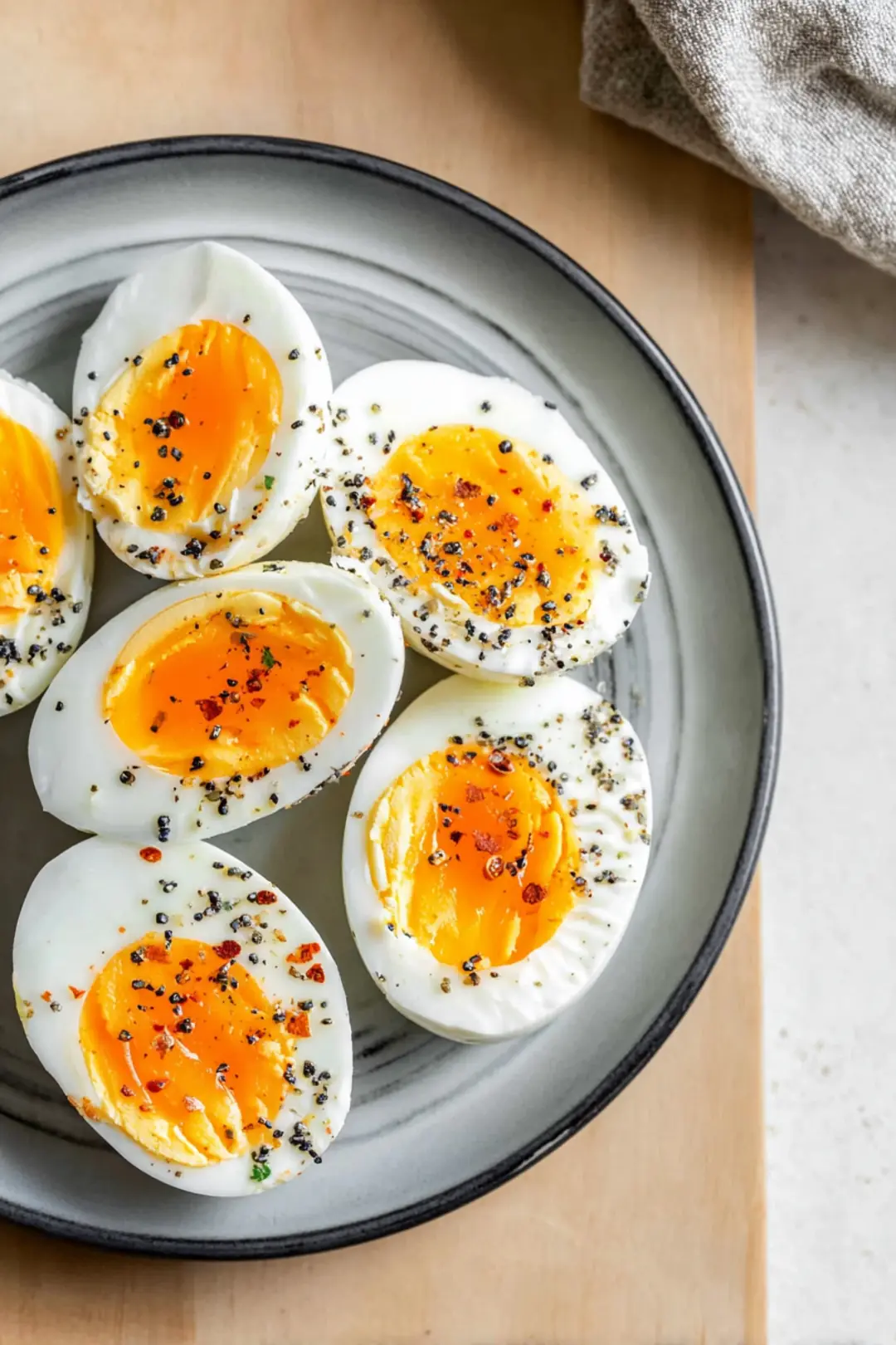 Air fryer hard boiled eggs