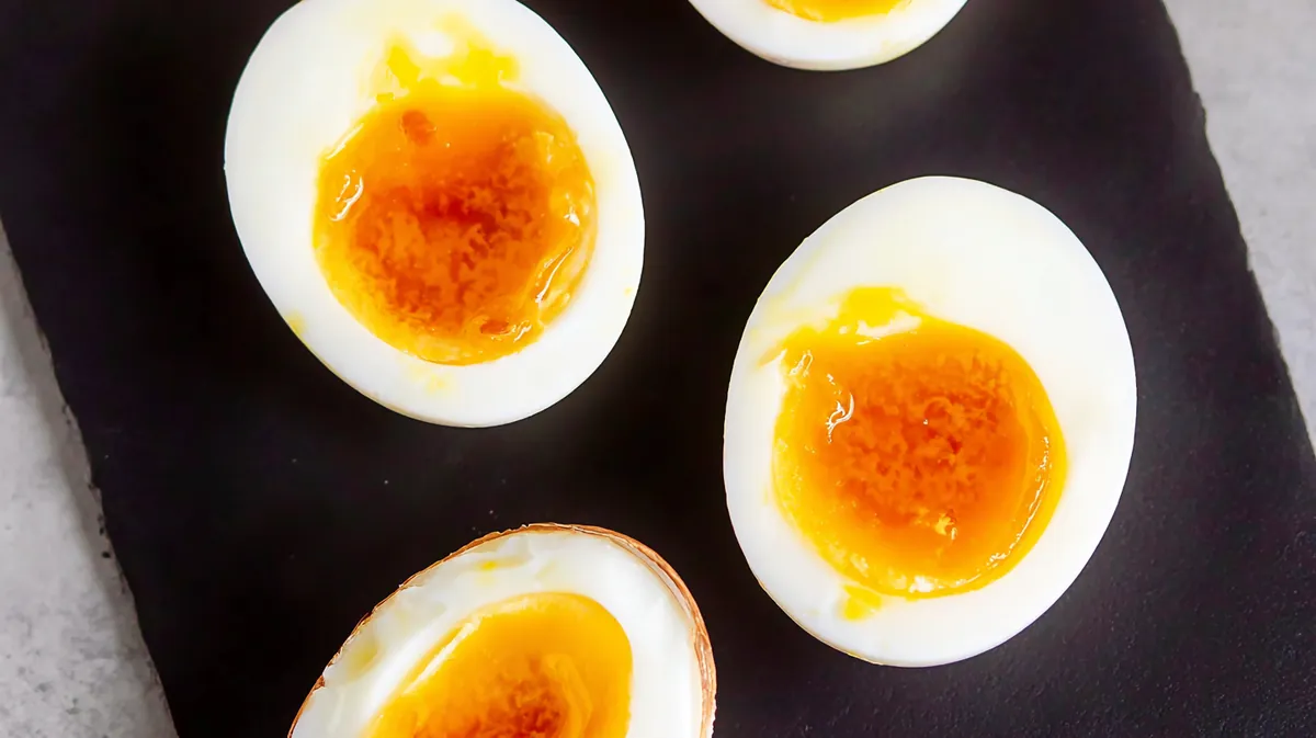air fryer jammy eggs recipe