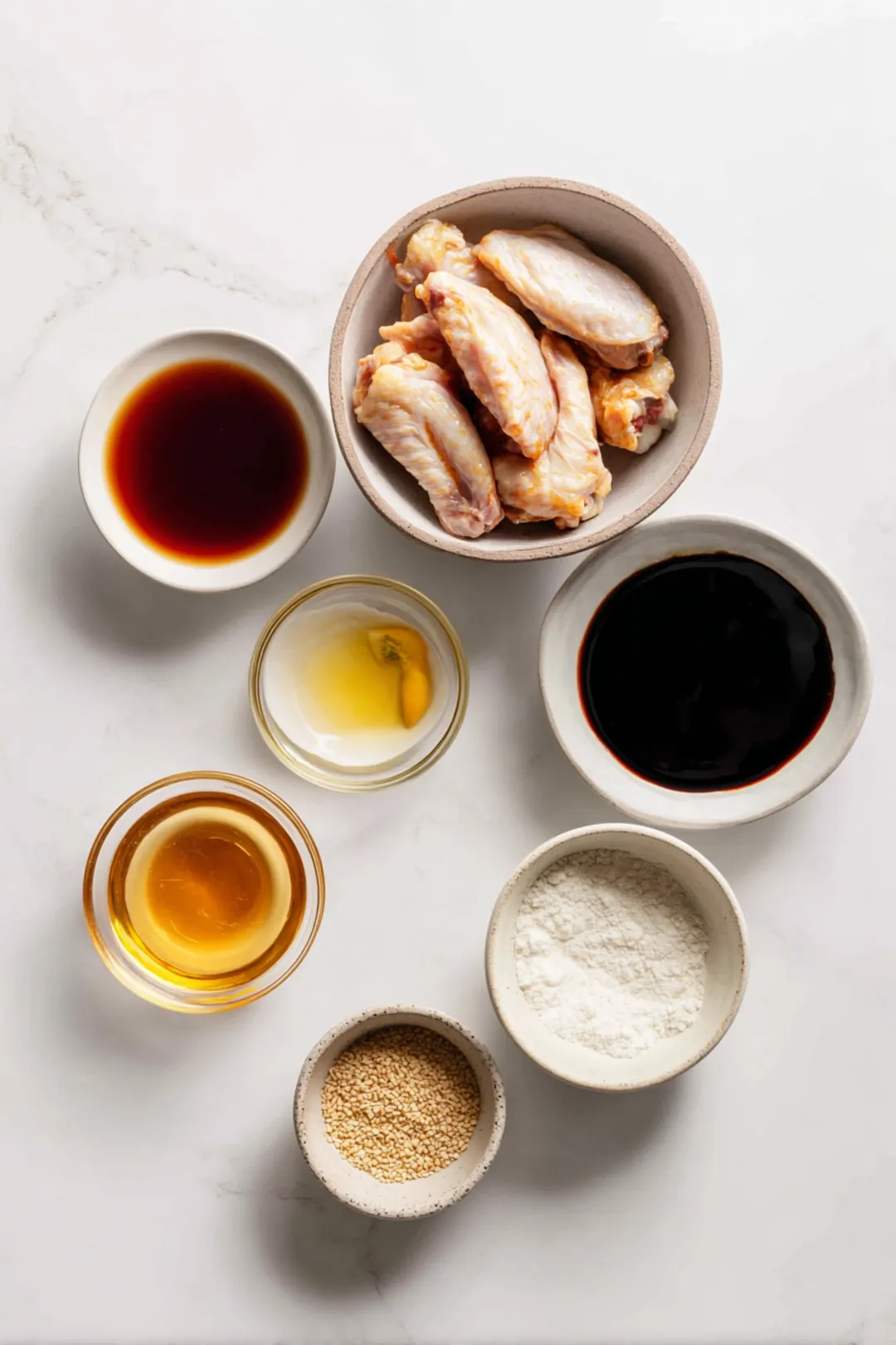 Air fryer Korean BBQ wings ingredients