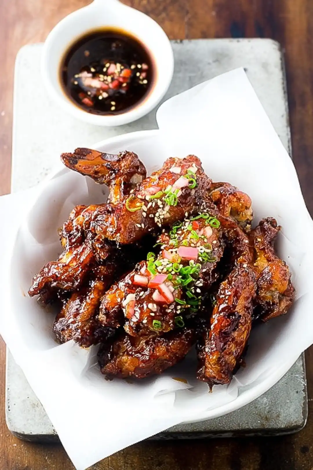 Air fryer Korean BBQ wings