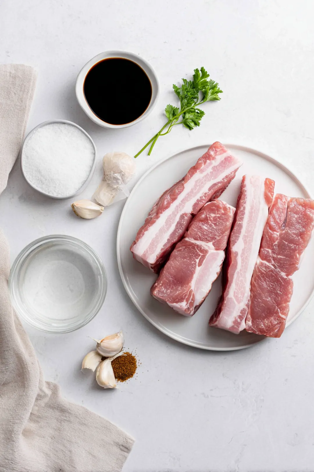 Air Fryer Litsong Baka Filipino Style - ingredients