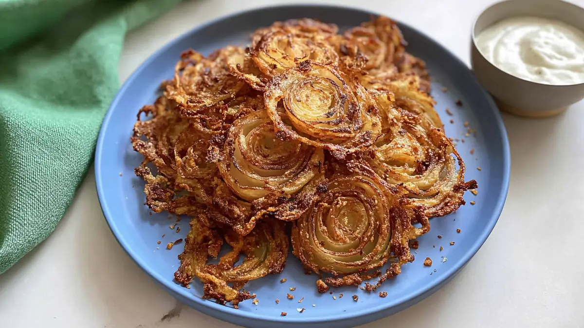 Air fryer onion chips