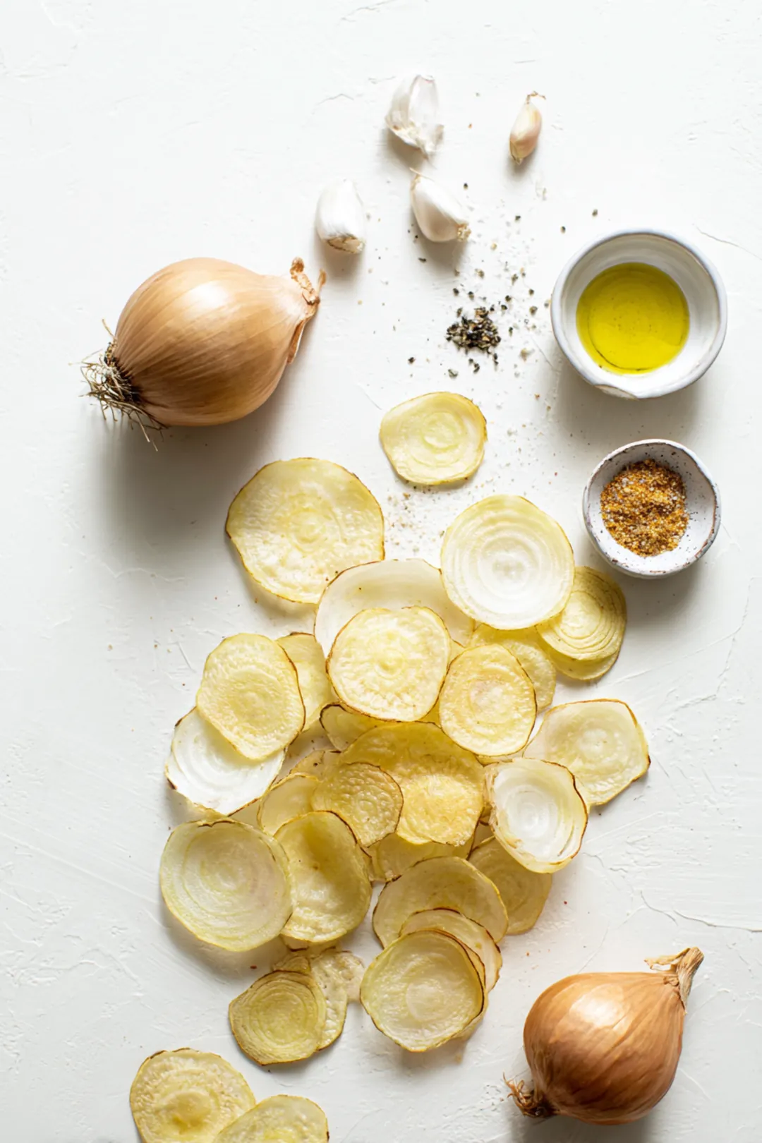 Air fryer onion chips - ingredients