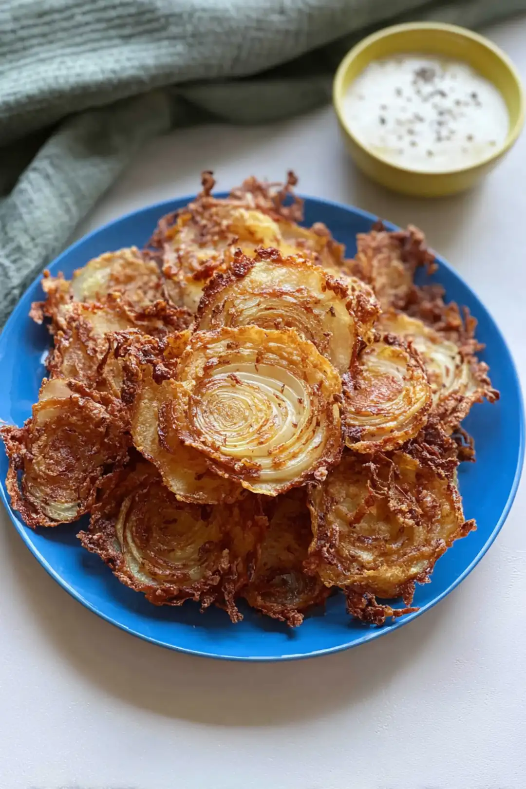 Air fryer onion chips