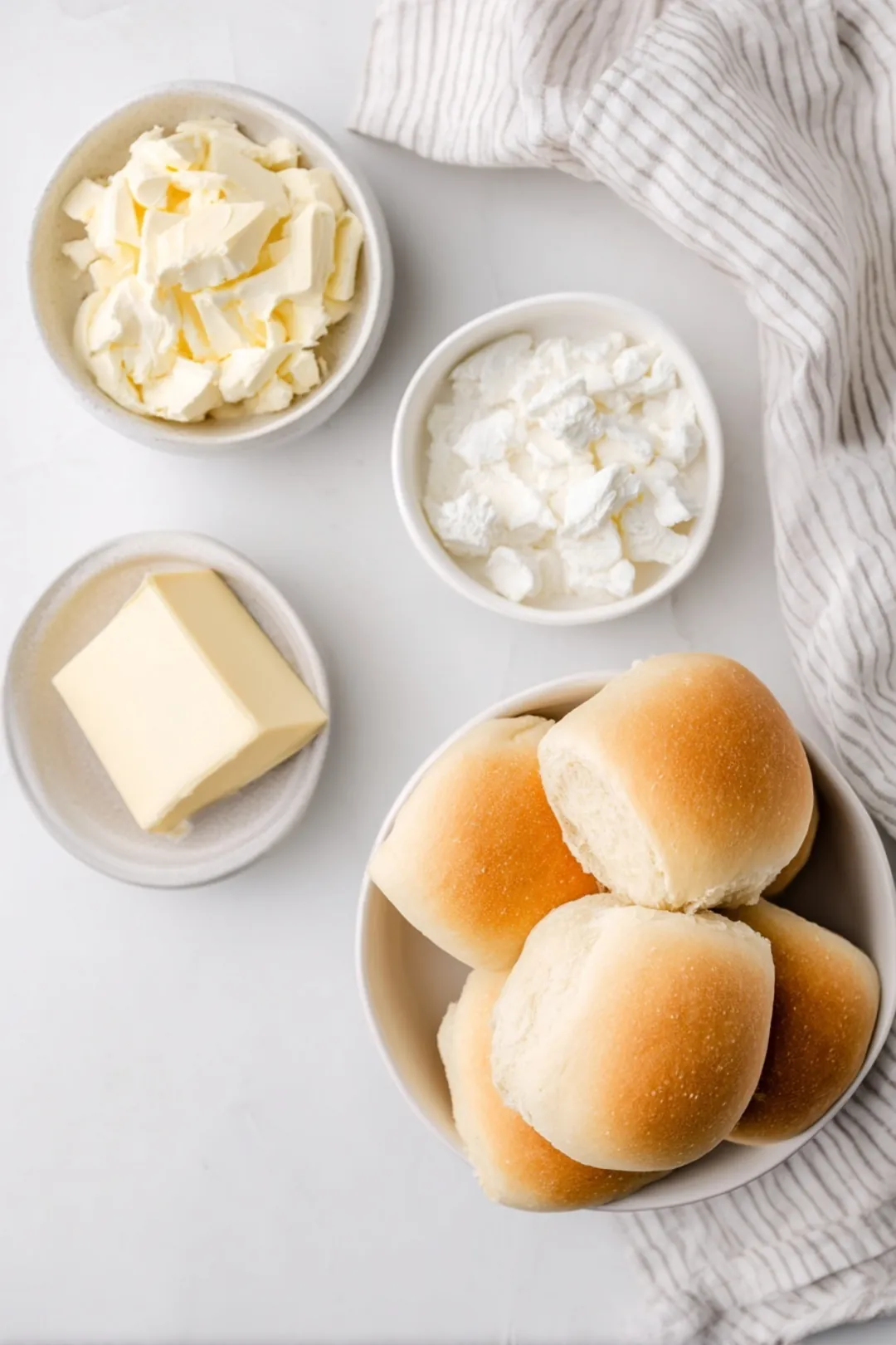 Air fryer pandesal melt - ingredients