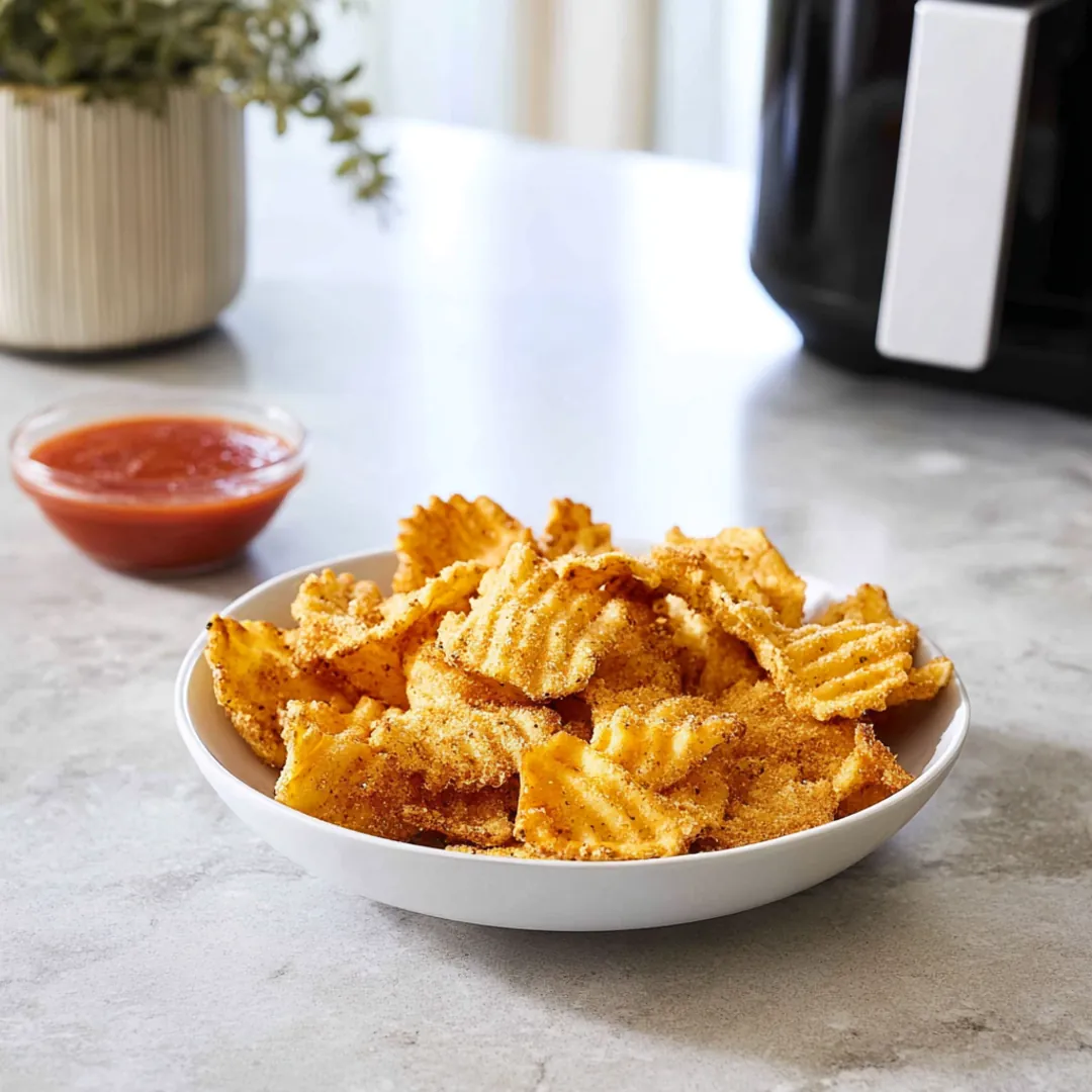 Air fryer pasta chips