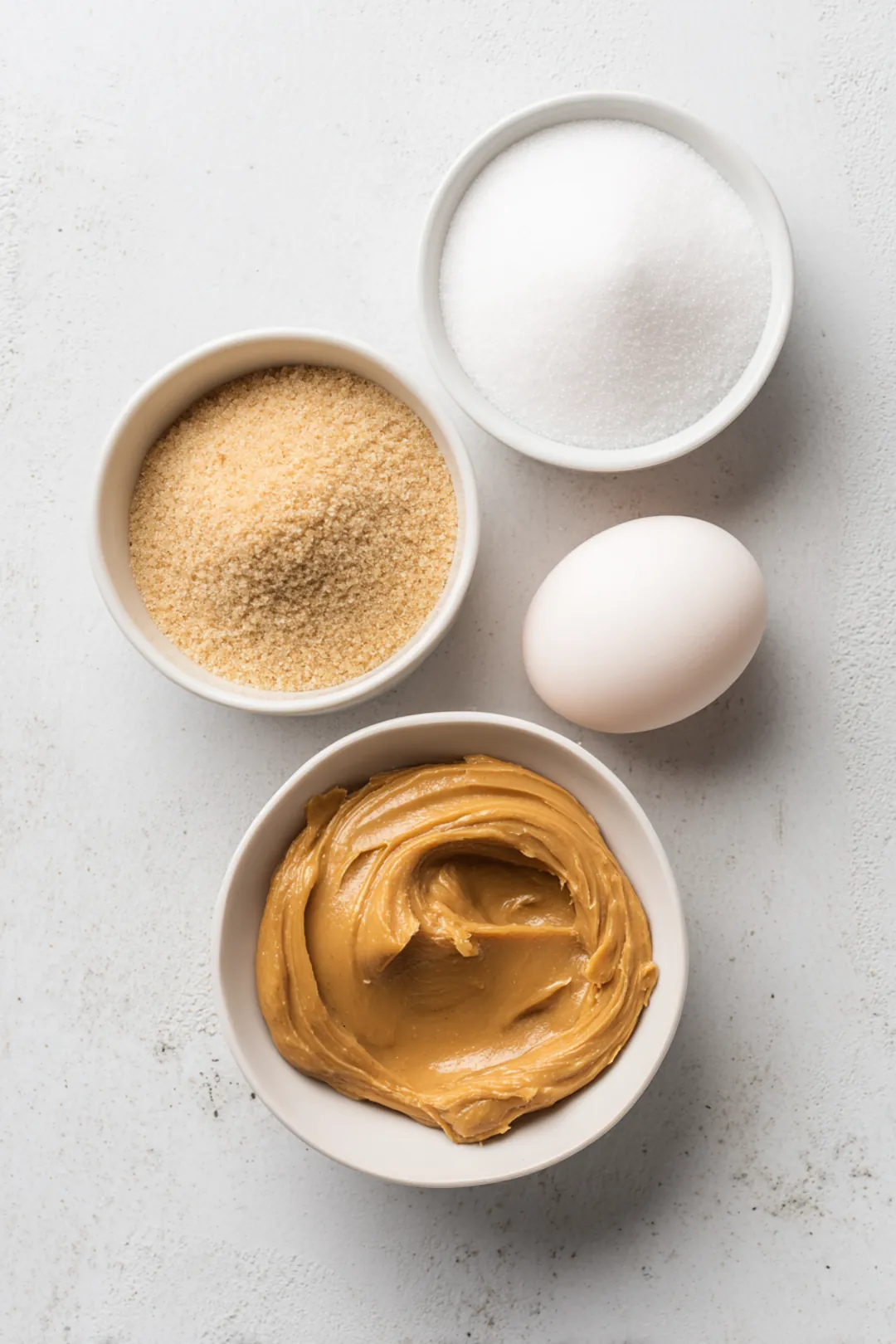 Air fryer peanut butter cookies - ingredients