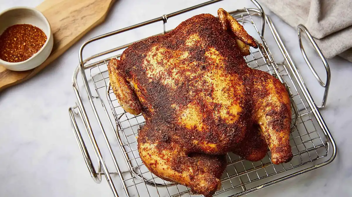 Air Fryer Rotisserie Chicken
