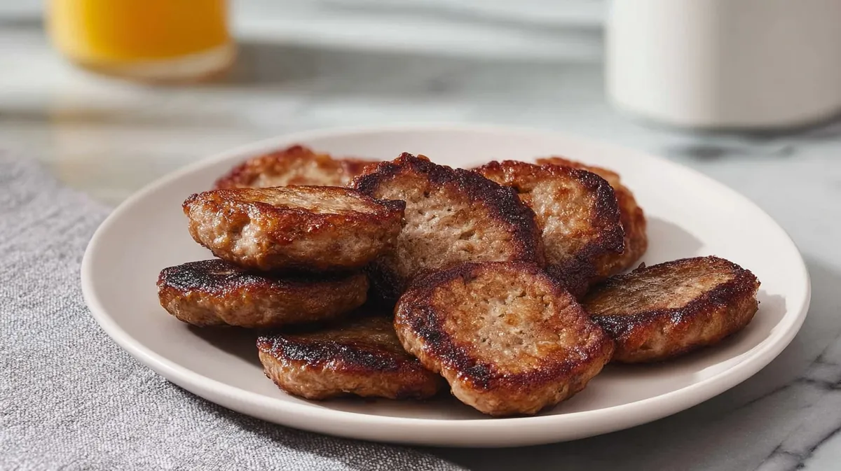 Air fryer sausage patties