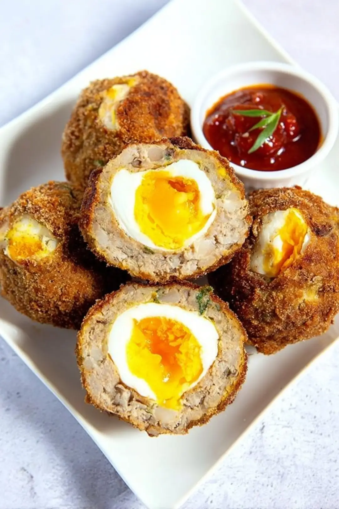 Air fryer scotch eggs