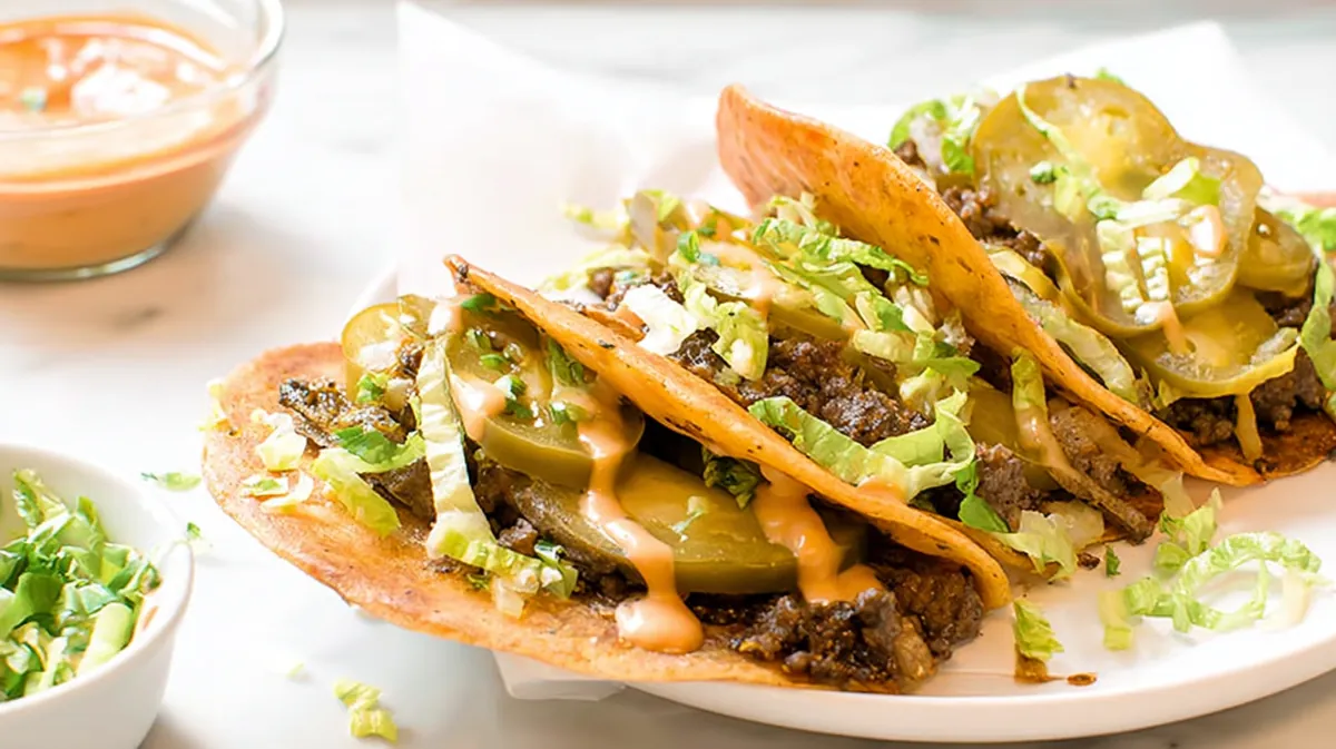 air fryer smash tacos no grease hack