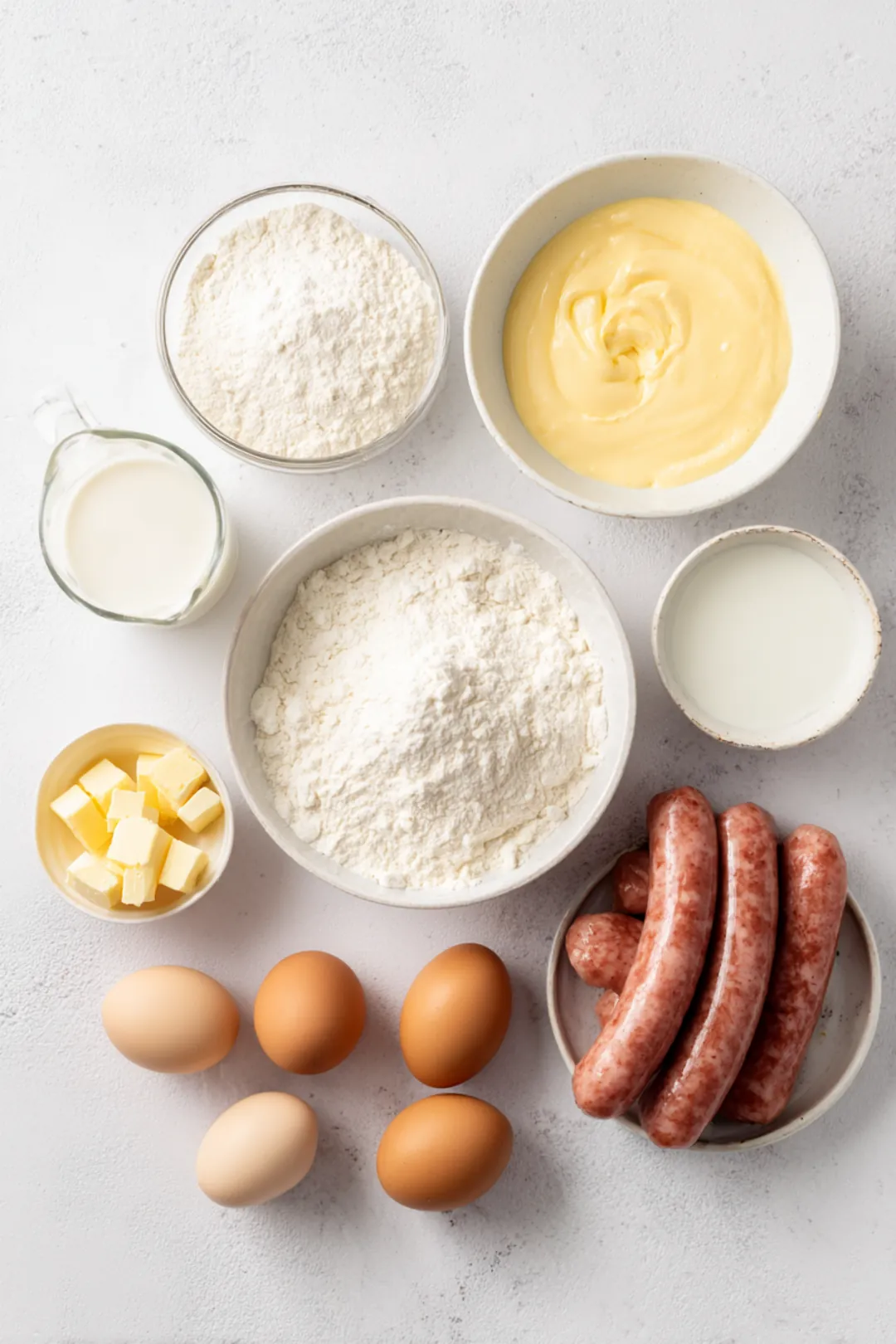 Air fryer toad in the hole - ingredients