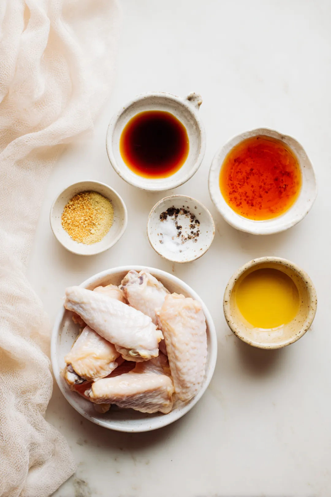 Air fryer Vietnamese fish sauce wings - ingredients