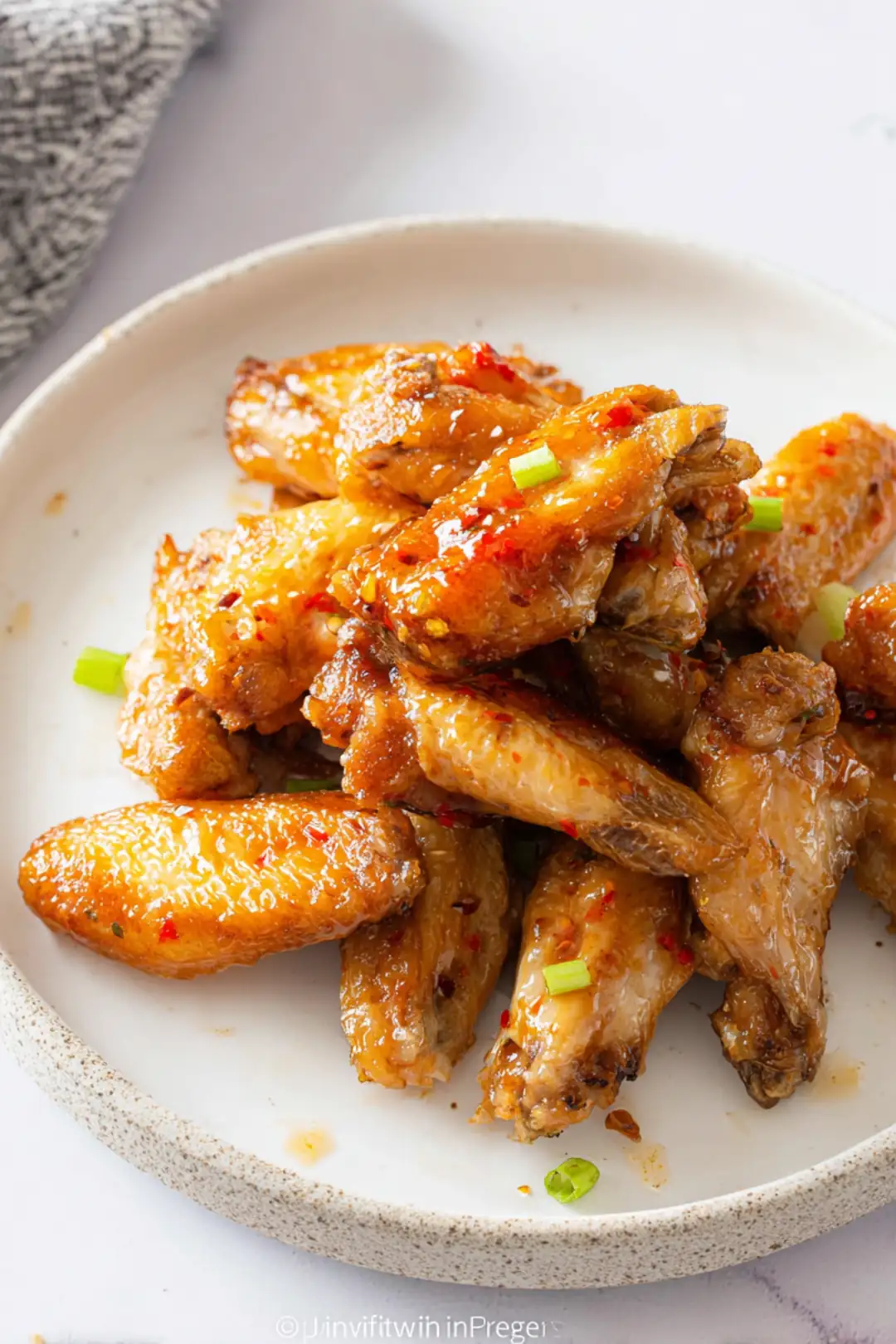 Air fryer Vietnamese fish sauce wings