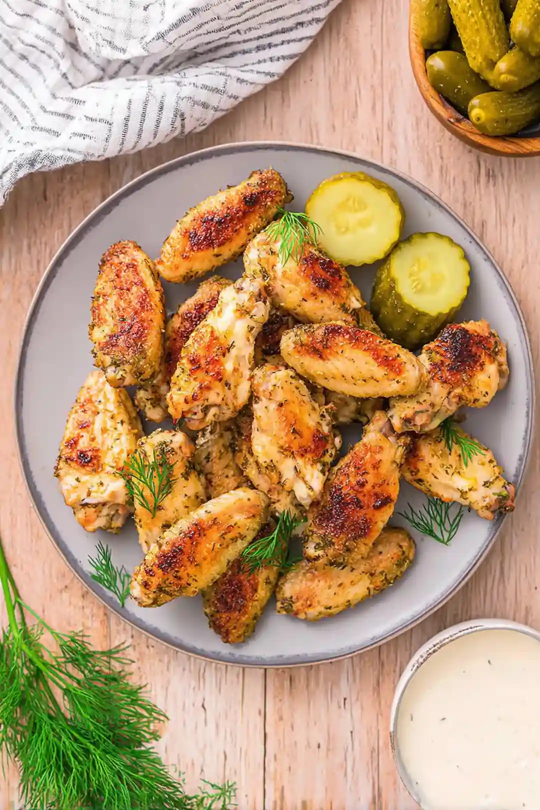 Arrange and cook wings in air fryer