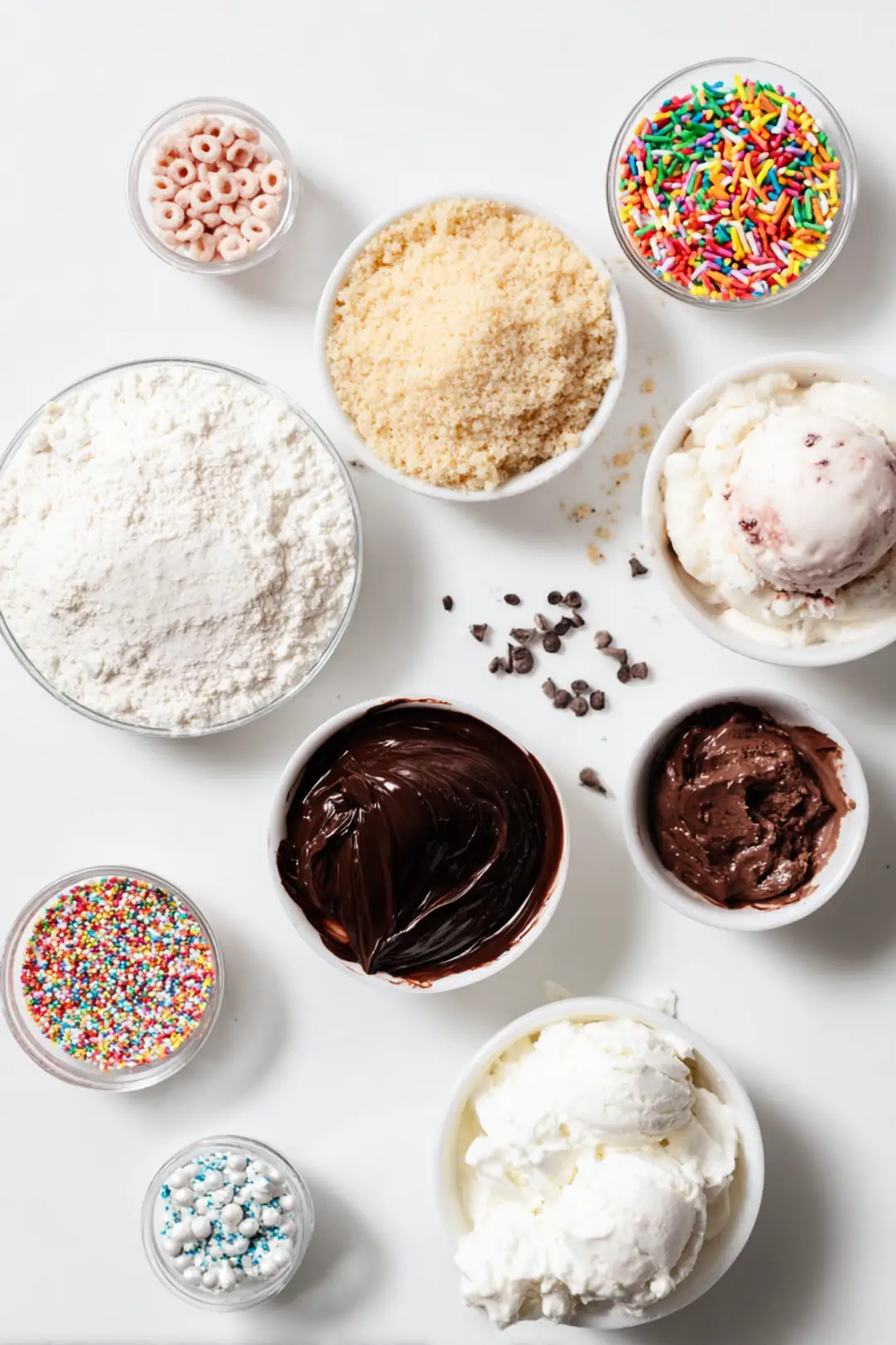 Cereal crusted ice cream - ingredients