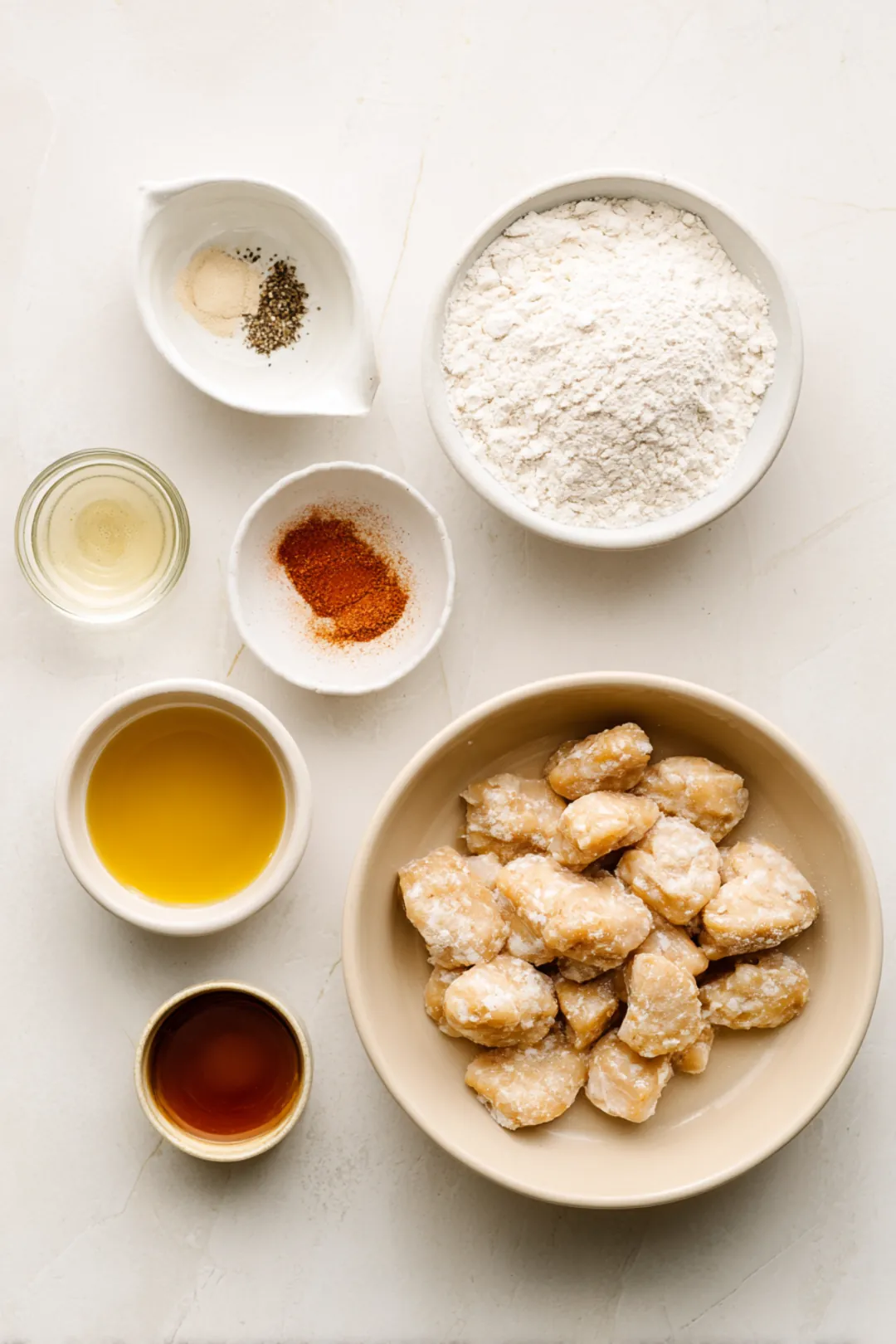 Chick-fil-A nuggets air fryer dupe - ingredients
