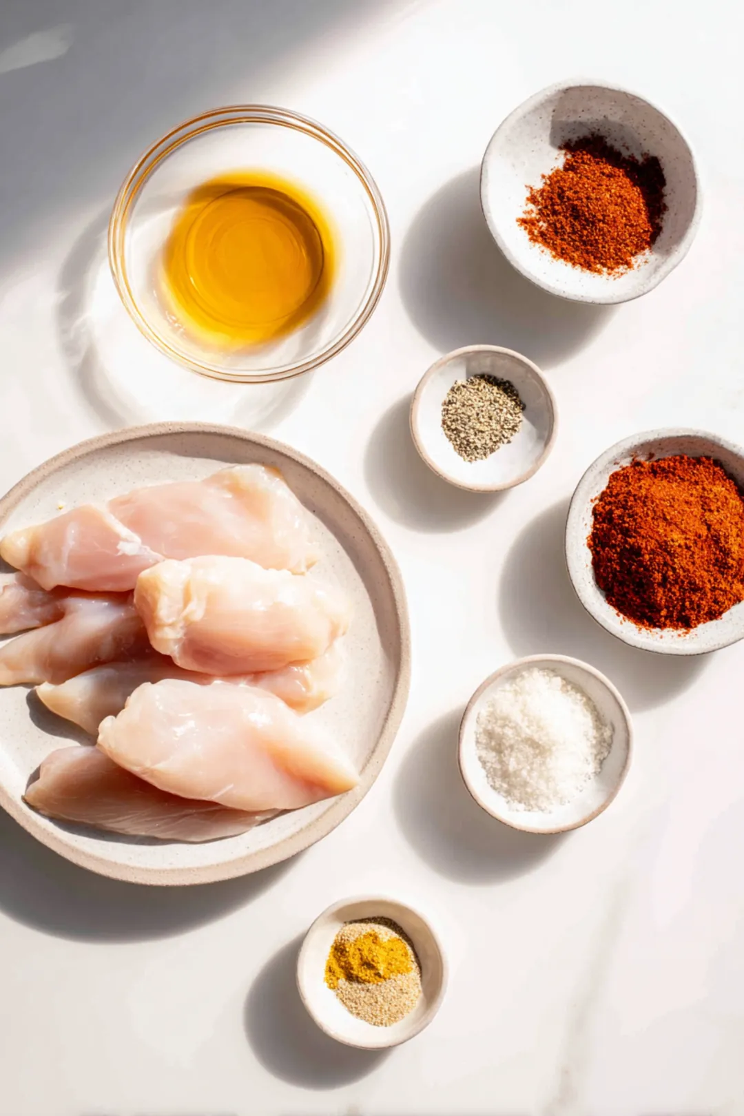 Chipotle honey chipotle chicken air fryer - ingredients