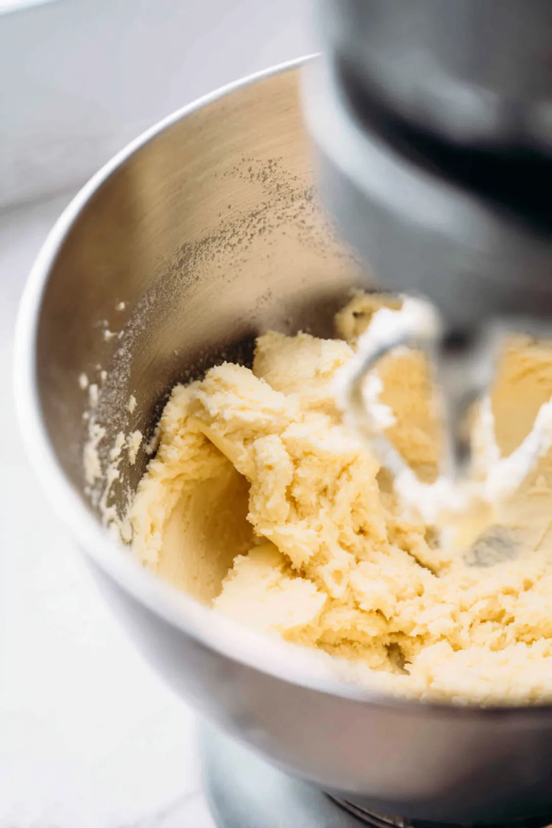 Combine softened butter and brown sugar in a mixing bowl and mix until creamy