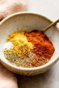 Combine spices in a small bowl to create your seasoning blend