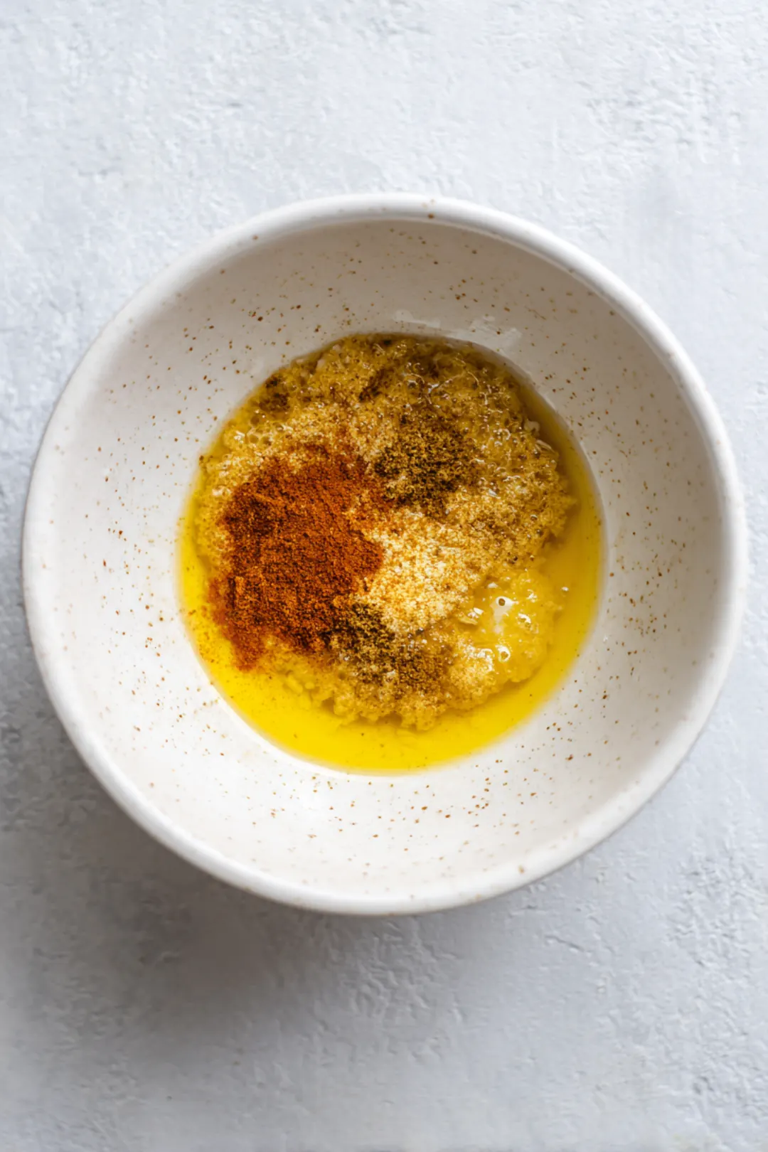 Combine the marinade ingredients in a mixing bowl