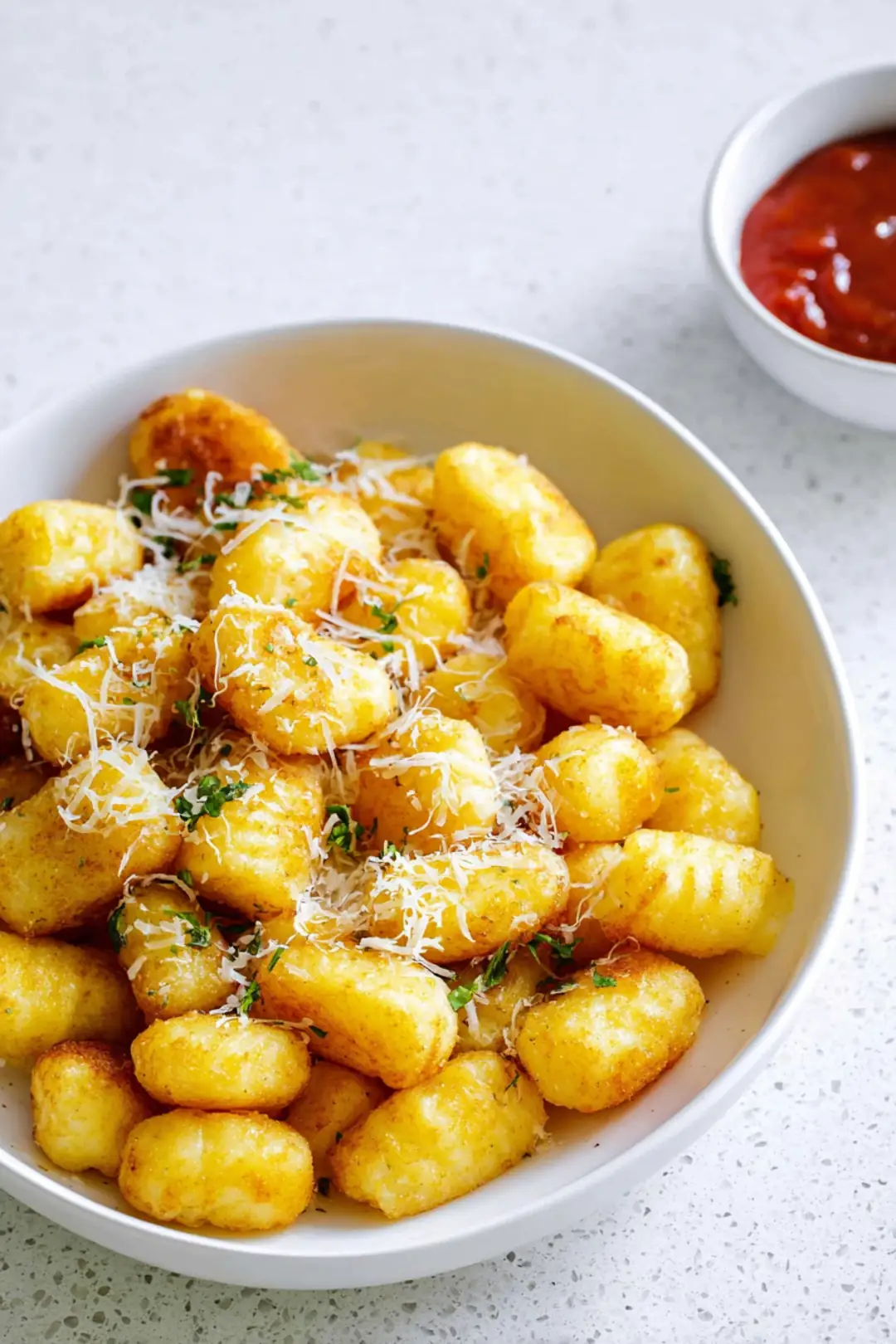 Crispy air fryer gnocchi (no boil)