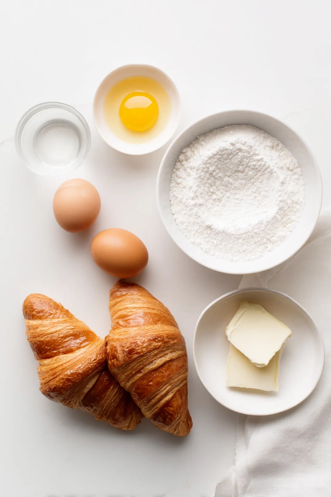Crispy croissant hack ingredients