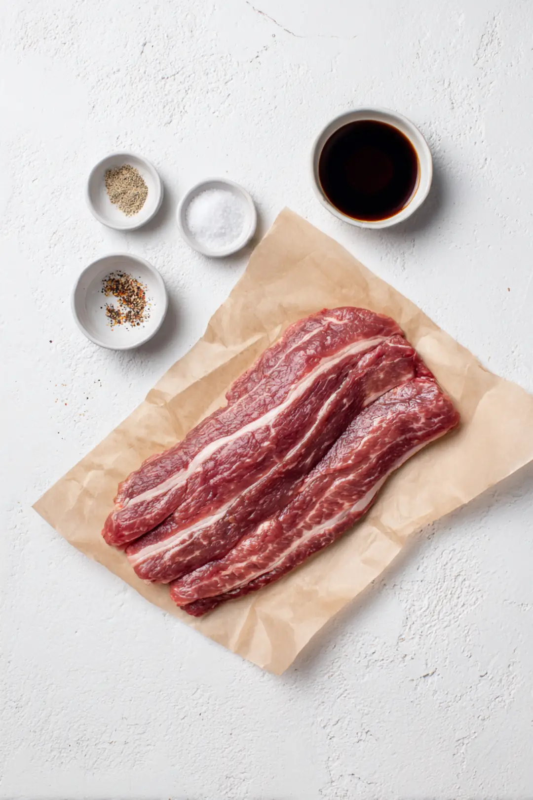 crispy fried beef belly (litsong baka) - ingredients